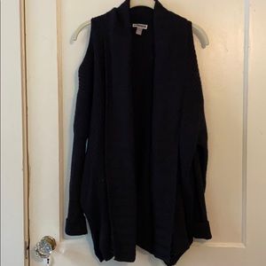 Softest cold shoulder cardigan